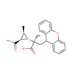 C[C@@H]1[C@H](C(=O)O)[C@H]1[C@@](N)(CC1c2ccccc2Oc2ccccc21)C(=O)O ZINC000004394179