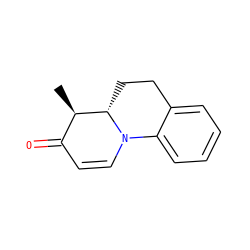 C[C@@H]1C(=O)C=CN2c3ccccc3CC[C@@H]12 ZINC000000022626