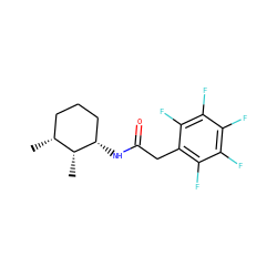 C[C@@H]1CCC[C@H](NC(=O)Cc2c(F)c(F)c(F)c(F)c2F)[C@@H]1C ZINC000037124450