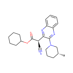 C[C@@H]1CCCN(c2nc3ccccc3nc2[C@@H](C#N)C(=O)OC2CCCCC2)C1 ZINC000004313056