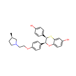 C[C@@H]1CCN(CCOc2ccc([C@@H]3Oc4ccc(O)cc4S[C@@H]3c3ccc(O)cc3)cc2)C1 ZINC000028350047