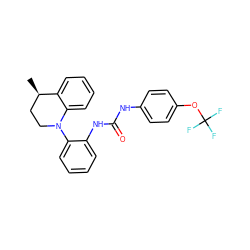 C[C@@H]1CCN(c2ccccc2NC(=O)Nc2ccc(OC(F)(F)F)cc2)c2ccccc21 ZINC000035952091