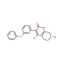 C[C@@H]1CCc2c([nH]c(=O)c(-c3cccc(Oc4ccccc4)c3)c2O)C1 ZINC000026184691