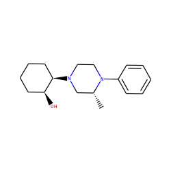 C[C@@H]1CN([C@@H]2CCCC[C@@H]2O)CCN1c1ccccc1 ZINC000028237994
