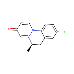 C[C@@H]1Cc2cc(Cl)ccc2-n2ccc(=O)cc21 ZINC000027204374