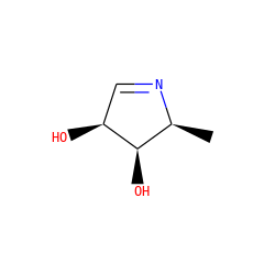 C[C@@H]1N=C[C@H](O)[C@@H]1O ZINC000026568797
