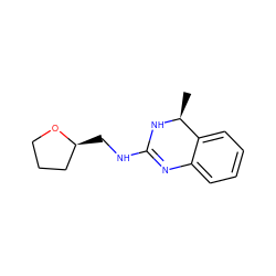 C[C@@H]1NC(NC[C@H]2CCCO2)=Nc2ccccc21 ZINC000029130915