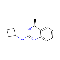 C[C@@H]1NC(NC2CCC2)=Nc2ccccc21 ZINC000029130509
