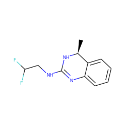 C[C@@H]1NC(NCC(F)F)=Nc2ccccc21 ZINC000029131324