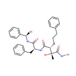 C[C@](O)(C(=O)NO)[C@@H](CCCc1ccccc1)C(=O)N[C@@H](Cc1ccccc1)C(=O)N[C@H](O)c1ccccc1 ZINC000027903692