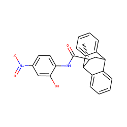 C[C@]1(C(=O)Nc2ccc([N+](=O)[O-])cc2O)CC2c3ccccc3C1c1ccccc12 ZINC000005530943