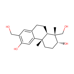 C[C@]12CC[C@@H](O)[C@@](C)(CO)[C@@H]1CCc1cc(CO)c(O)cc12 ZINC000006067808
