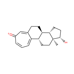 C[C@]12CC[C@@H]3c4cccc(=O)cc4CC[C@H]3[C@@H]1CC[C@@H]2O ZINC000013766665