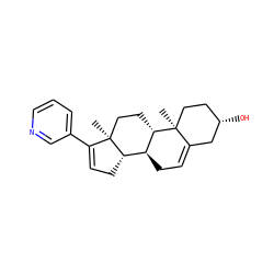 C[C@]12CC[C@H]3[C@@H](CC=C4C[C@@H](O)CC[C@@]43C)[C@@H]1CC=C2c1cccnc1 ZINC000003797541