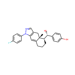 C[C@]12Cc3cnn(-c4ccc(F)cc4)c3C=C1CCC[C@@H]2[C@H](O)c1ccc(O)cc1 ZINC000003816997