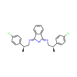 C[C@H](C/N=C1\N/C(=N\C[C@H](C)c2ccc(Cl)cc2)c2ccccc21)c1ccc(Cl)cc1 ZINC000026718377