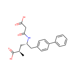 C[C@H](C[C@@H](Cc1ccc(-c2ccccc2)cc1)NC(=O)CC(=O)O)C(=O)O ZINC000013741346