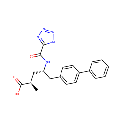 C[C@H](C[C@@H](Cc1ccc(-c2ccccc2)cc1)NC(=O)c1nnn[nH]1)C(=O)O ZINC000141420471