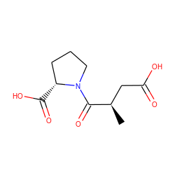 C[C@H](CC(=O)O)C(=O)N1CCC[C@H]1C(=O)O ZINC000013538141