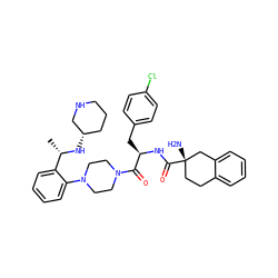 C[C@H](N[C@H]1CCCNC1)c1ccccc1N1CCN(C(=O)[C@@H](Cc2ccc(Cl)cc2)NC(=O)[C@@]2(N)CCc3ccccc3C2)CC1 ZINC000028346836