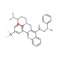 C[C@H](NC(=O)c1c(CN2CCC(N(C)C)CC2)c(-c2cccc(C(F)(F)F)c2)nc2ccccc12)c1ccccc1 ZINC001772571743