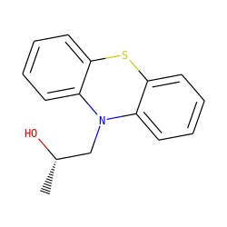 C[C@H](O)CN1c2ccccc2Sc2ccccc21 ZINC000001636901