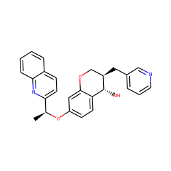 C[C@H](Oc1ccc2c(c1)OC[C@@H](Cc1cccnc1)[C@@H]2O)c1ccc2ccccc2n1 ZINC000027993660