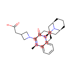 C[C@H]1C[C@H]2C[C@@H](C1)C[C@H](N1[C@H]3CCC[C@@H]1C[C@H](n1c(=O)c(N4CC(CC(=O)O)C4)nc4ccccc41)C3)C2 ZINC001772649243