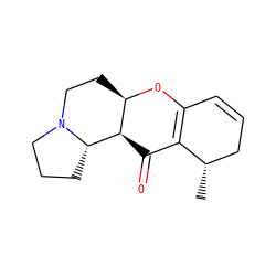 C[C@H]1CC=CC2=C1C(=O)[C@H]1[C@@H]3CCCN3CC[C@H]1O2 ZINC000015149793