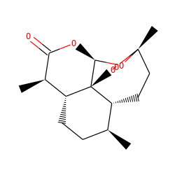 C[C@H]1CC[C@@H]2[C@@H](C)C(=O)O[C@H]3O[C@@]4(C)CC[C@H]1[C@@]32OO4 ZINC000102479456