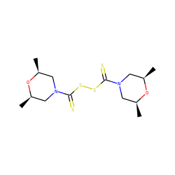 C[C@H]1CN(C(=S)SSC(=S)N2C[C@H](C)O[C@H](C)C2)C[C@@H](C)O1 ZINC001772614832
