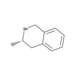 C[C@H]1Cc2ccccc2CN1 ZINC000019928408
