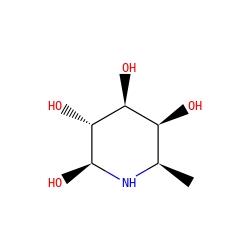 C[C@H]1N[C@@H](O)[C@H](O)[C@@H](O)[C@H]1O ZINC000028570149