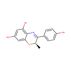 C[C@H]1Oc2cc(O)cc(O)c2N=C1c1ccc(O)cc1 ZINC000034219919