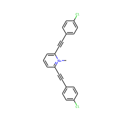 C[n+]1c(C#Cc2ccc(Cl)cc2)cccc1C#Cc1ccc(Cl)cc1 ZINC000095581831
