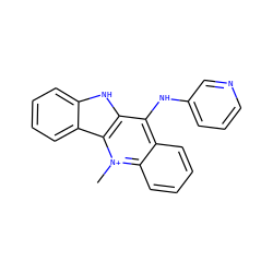 C[n+]1c2ccccc2c(Nc2cccnc2)c2[nH]c3ccccc3c21 ZINC000064559900