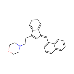 C1=C(CCN2CCOCC2)c2ccccc2/C1=C/c1cccc2ccccc12 ZINC000027300802