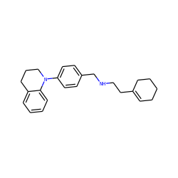 C1=C(CCNCc2ccc(N3CCCc4ccccc43)cc2)CCCC1 ZINC000066251467