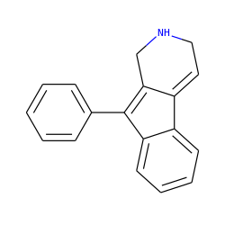 C1=C2C(=C(c3ccccc3)c3ccccc32)CNC1 ZINC000028260334