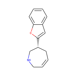 C1=CC[C@@H](c2cc3ccccc3o2)CNC1 ZINC000095585488