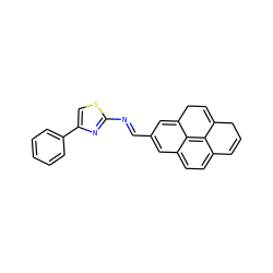 C1=Cc2ccc3cc(/C=N/c4nc(-c5ccccc5)cs4)cc4c3c2C(=CC4)C1 ZINC001772628061