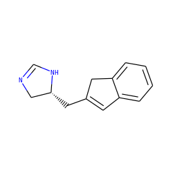 C1=NC[C@@H](CC2=Cc3ccccc3C2)N1 ZINC000013862108