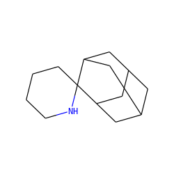 C1CCC2(NC1)C1CC3CC(C1)CC2C3 ZINC000026983864