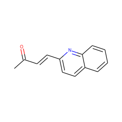 CC(=O)/C=C/c1ccc2ccccc2n1 ZINC000012379248