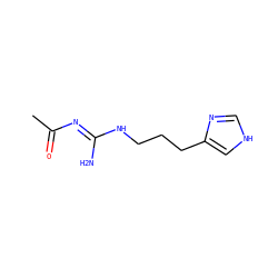 CC(=O)/N=C(\N)NCCCc1c[nH]cn1 ZINC000040827771