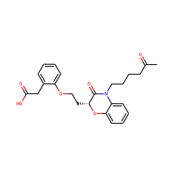 CC(=O)CCCCN1C(=O)[C@@H](CCOc2ccccc2CC(=O)O)Oc2ccccc21 ZINC000012358418
