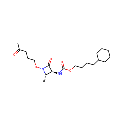 CC(=O)CCCON1C(=O)[C@@H](NC(=O)OCCCCC2CCCCC2)[C@@H]1C ZINC001772607823