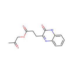 CC(=O)COC(=O)CCc1nc2ccccc2[nH]c1=O ZINC000008577581