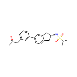 CC(=O)Cc1cccc(-c2ccc3c(c2)C[C@H](NS(=O)(=O)C(C)C)C3)c1 ZINC000035792313