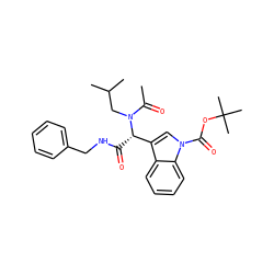 CC(=O)N(CC(C)C)[C@@H](C(=O)NCc1ccccc1)c1cn(C(=O)OC(C)(C)C)c2ccccc12 ZINC000113879818
